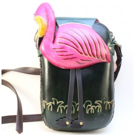 Ay62 Flamingo pouch purse 